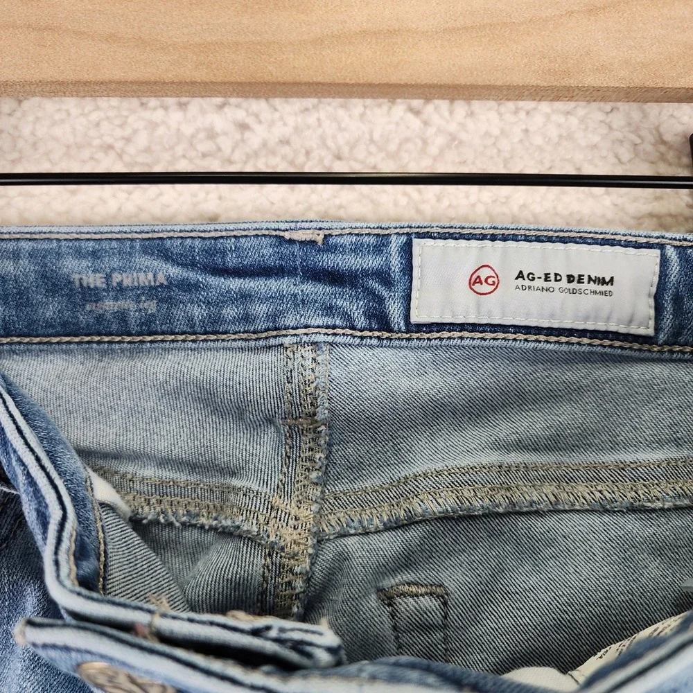 AG‎ Adriano Goldschmied The Prima Cigarette Leg Jeans 26R Blue Excellent BW20475 - Picture 2 of 8